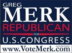 Greg Merk republican for congress logo